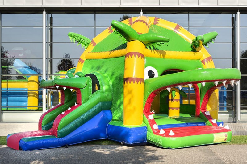 MC062 Multifun Crocodile Bouncy Castle Inflatable Jumping Slide