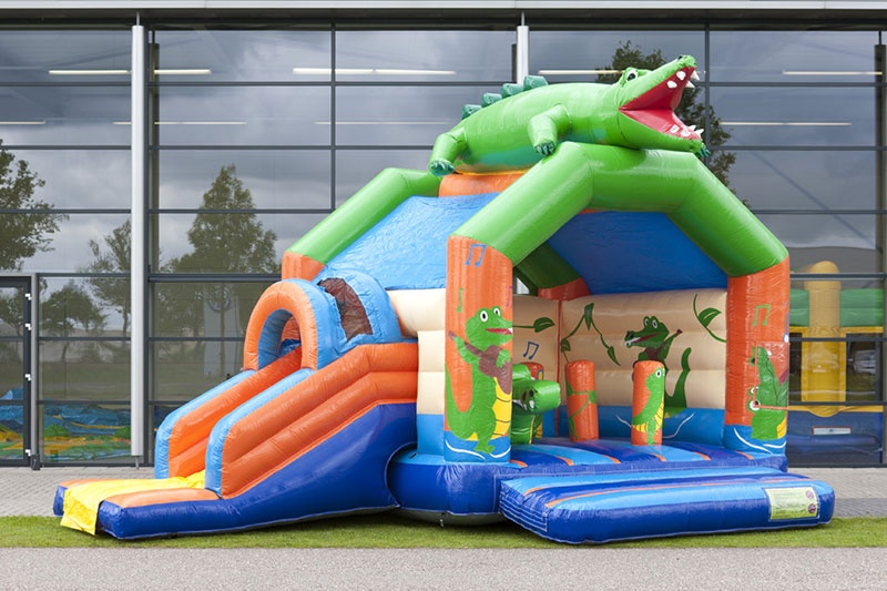 MC061 Multifun Crocodile Bouncy Castle Slide Inflatable Bounce House