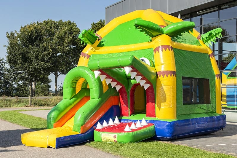 MC063 Maxifun Crocodile Bouncy Castle Inflatable Jumping Slide