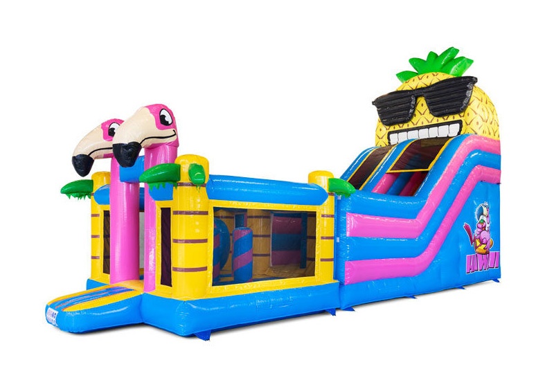 MC095 Multiplay Hawaii Slide Inflatable Bouncy Castle