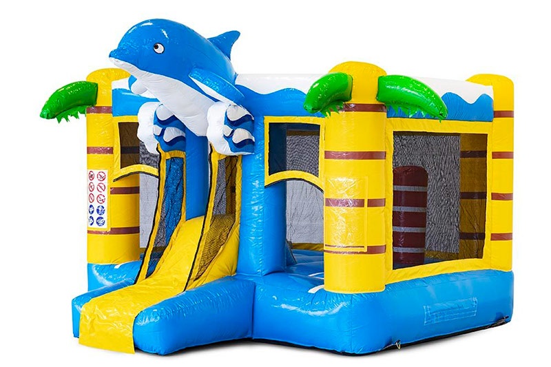 MC082 Mini Bounce Dolphin Inflatable Bouncy Castle