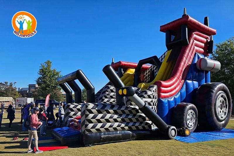 WB535 Tractor Jump Inflatable Combo Bouncer Jumping Slide