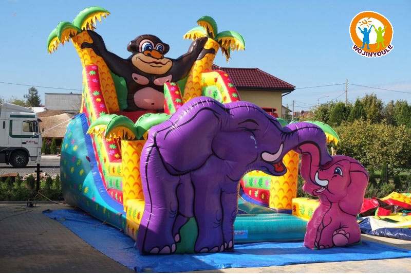 DS251 Elephant 24ft Tall Inflatable Dry Slide