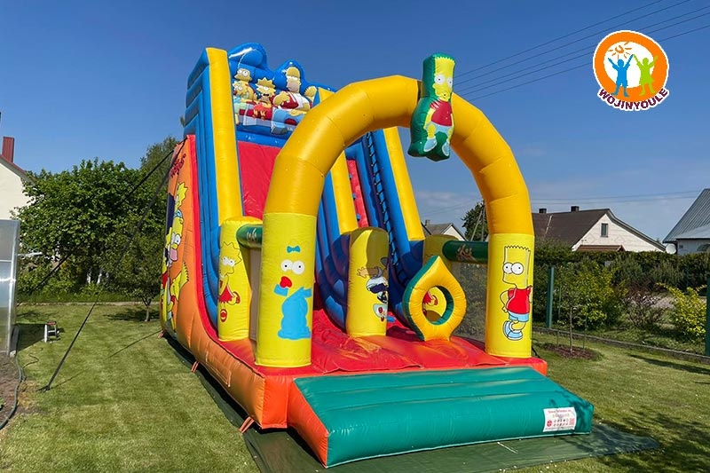 DS250 Bart Simpson 20ft Tall Inflatable Dry Slide