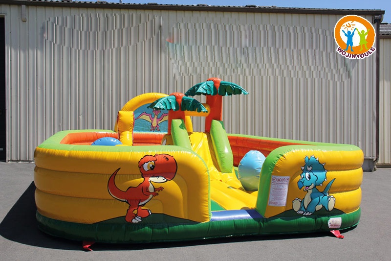 WB563 Dinosaur Basket Playground Infatable Bounce House