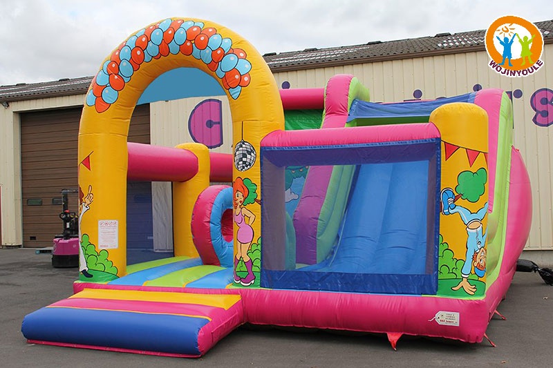 WB556 Festif Country Infatable Combo Bouncy Castle Slide