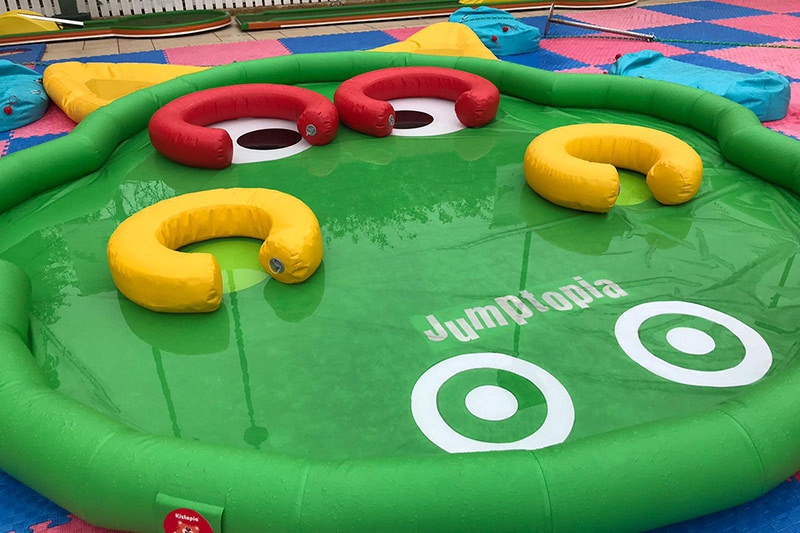 WP008 Customized Commercial Owl Inflatable Pool Golf Games