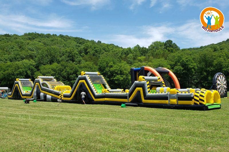 OC083 145ft Long Danger Zone Inflatable Obstacle Course
