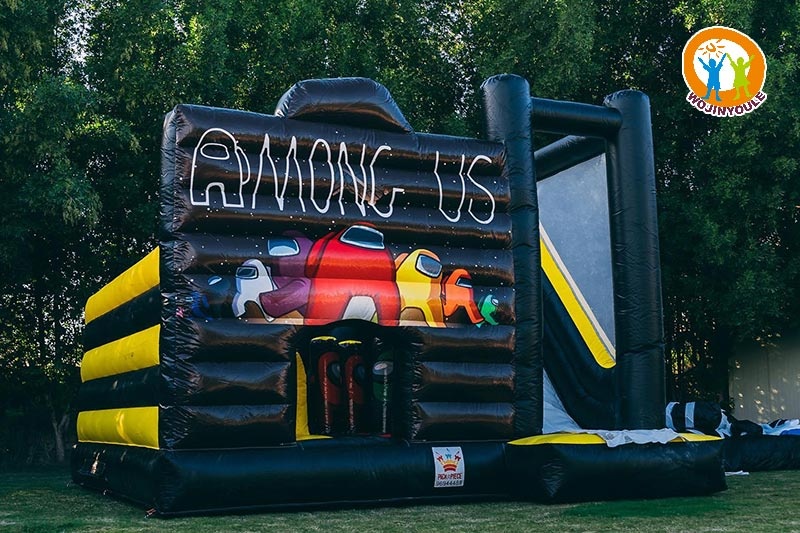 WB691 Among Us Bouncer Inflatable Combo Jumping Slide