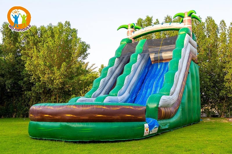 WS290 Oasis Wave 23ft Tall Inflatable Water Slide with Pool Set