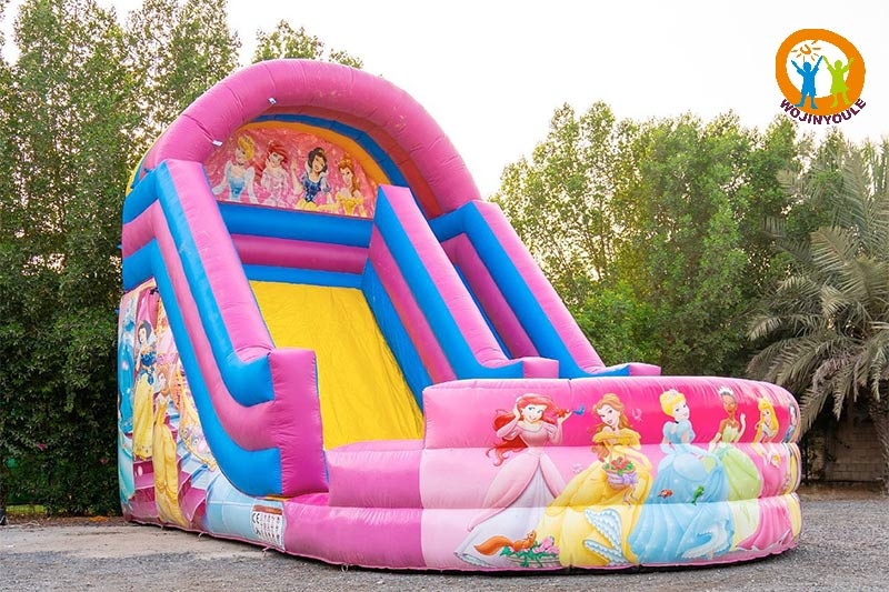 WS295 Disney Princess 26ft Tall Inflatable Water Slide with Pool Set