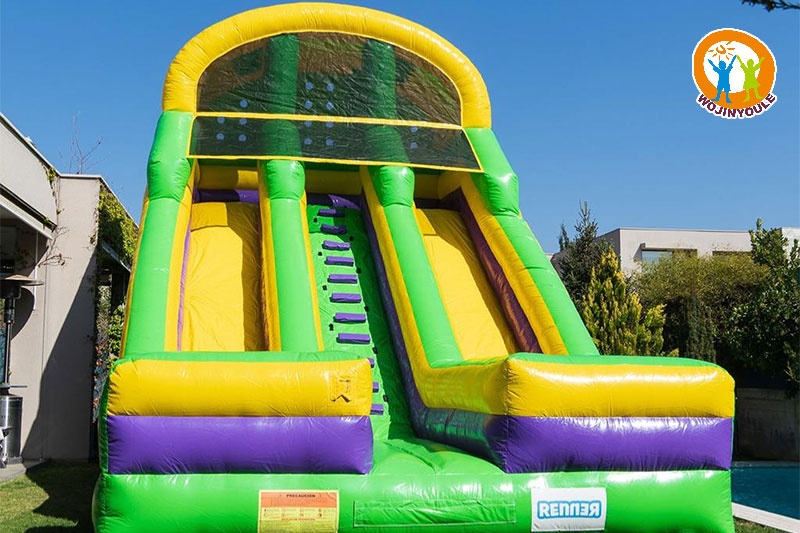 DS283 Tobogan Royal 18ft Tall Dual Lane Inflatable Dry Slide