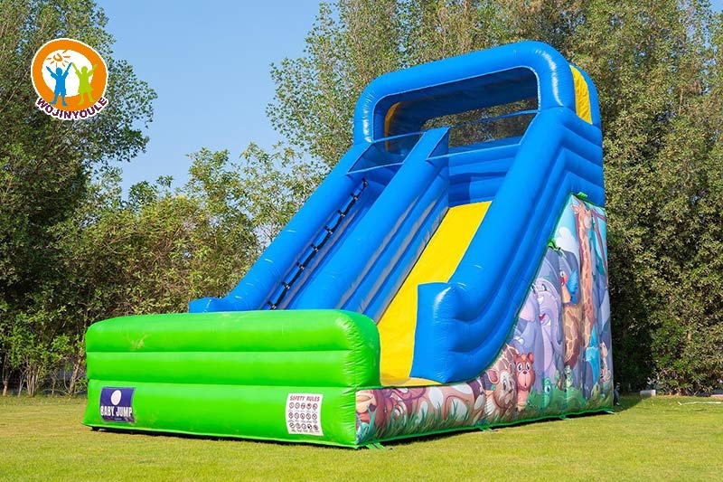 DS294 23ft The Animals Inflatable Dry Slide