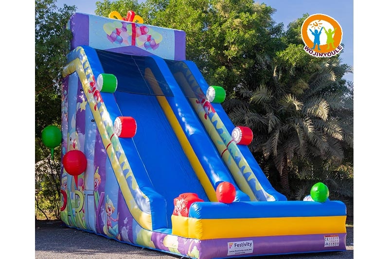 DS298 23ft Tall The Balloons Inflatable Dry Slide