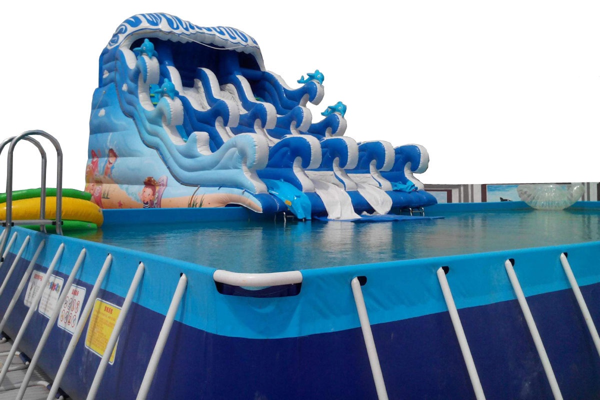 Commercial Steel Frame Pool Metal Framed Swimming Pools for sale