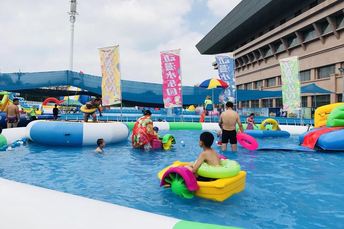 WP069 Commercial Inflatable Pool Swimming Round Size Kids Pool