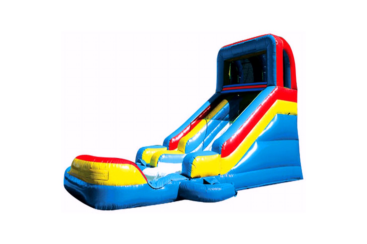 Inflatable Splash Dry Slide And Detachable Pool Combo