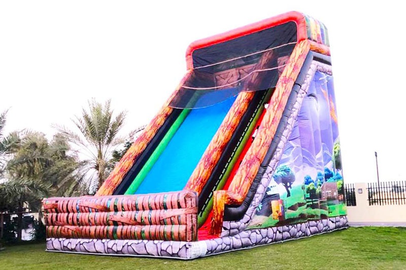 DS062 33FT Battle Royale Slide Inflatable Dry Slide
