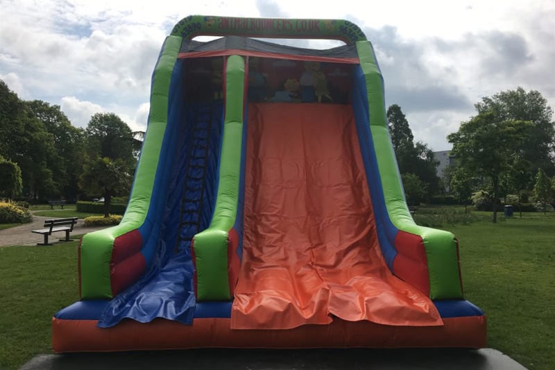 DS077 20FT Simpsons Theme Inflatable Mega Slide Dry Slide