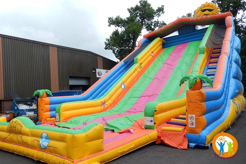 DS119 36ft Toboggan Beach Party Giant Inflatable Dry Slide