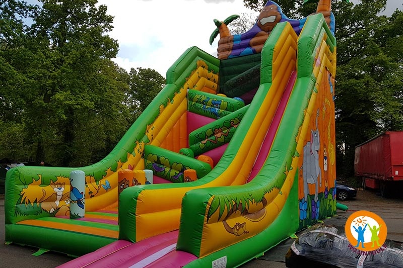 DS129 28ft Gorilla Animals Giant Inflatable Dry Slide