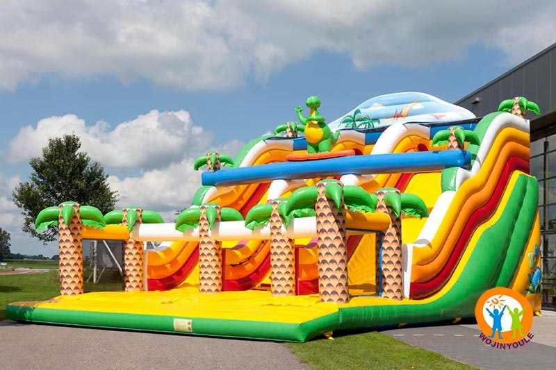 DS106 24ft Dinoworld Mega Slide Inflatable Dry Slide