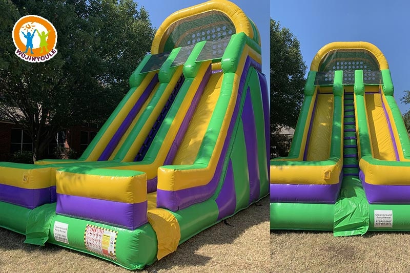 DS191 22ft Dual Lane Super Inflatable Dry Slide