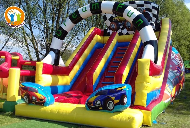 DS204 Formula 1 Double Lane 20ft Inflatable Dry Slide