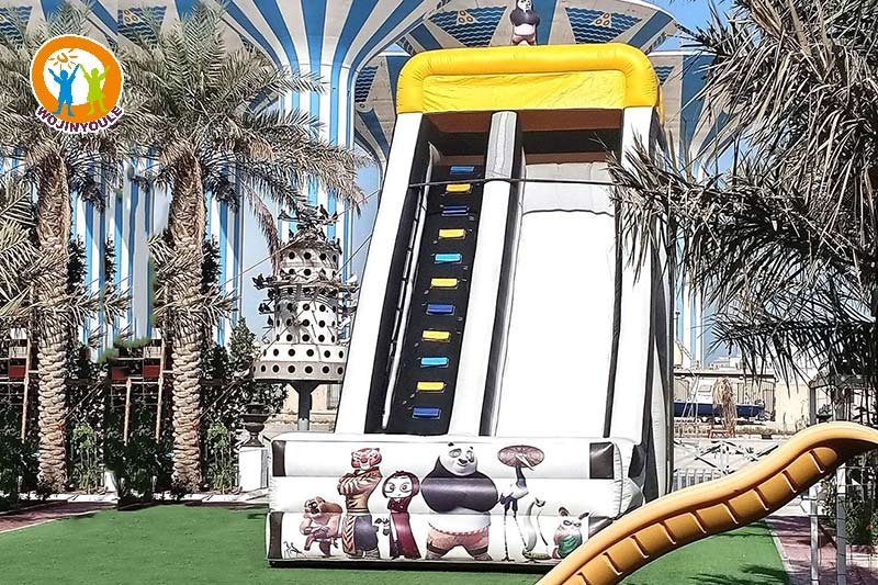 DS223 Panda Inflatable Bouncy Slide