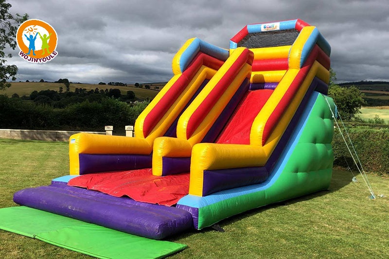 DS232 20ft Tall Multi Colorued Super Slide Inflatable Slide