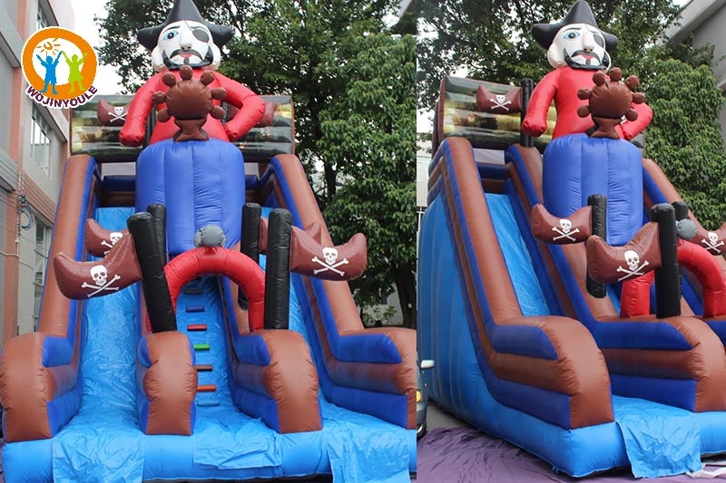 WW046 Pirate Dual Lane Inflatable Slide