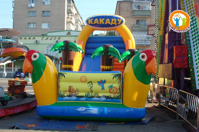 DS182 Cockatoo 18ft Tall Inflatable Dry Slide