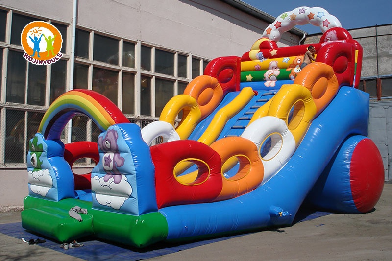 DS183 Bear Cartoon 20ft Tall Inflatable Dry Slide