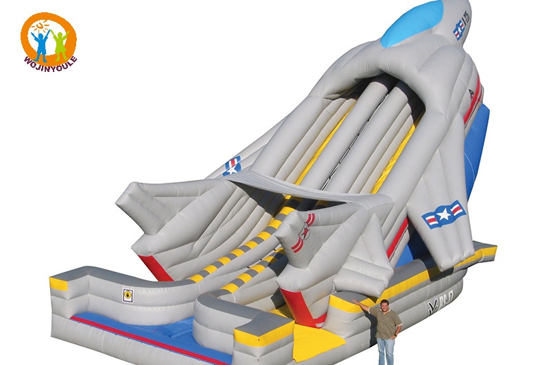 DS244 Aircraft Carrier 30ft Tall Inflatable Dry Slide