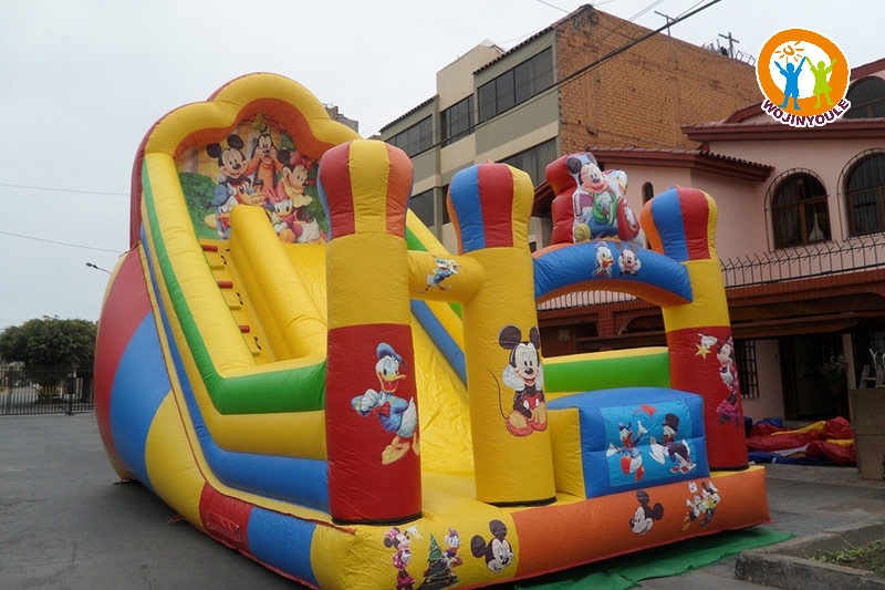 DS262 18ft Tall Disney Mickey Inflatable Dry Slide
