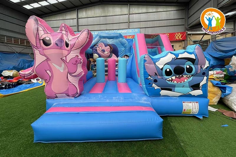 WB754 Stitch Inflatable Combo Bouncer Slide