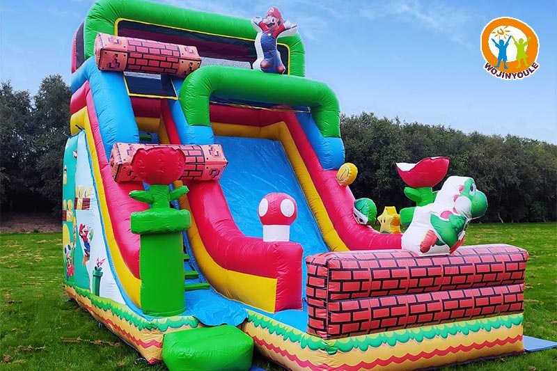 DS313 20ft Tall Super Mario Inflatable Dry Slide