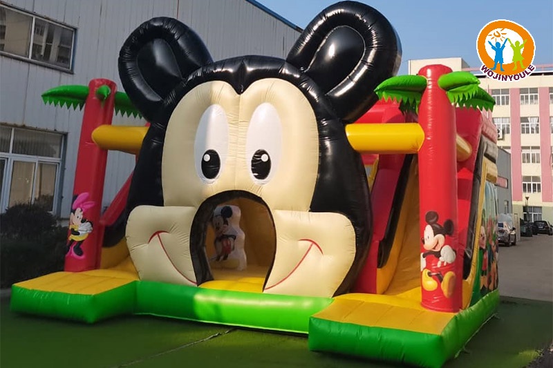 WB780 Mickey Mouse Inflatable Dry Combo Bouncer Slide