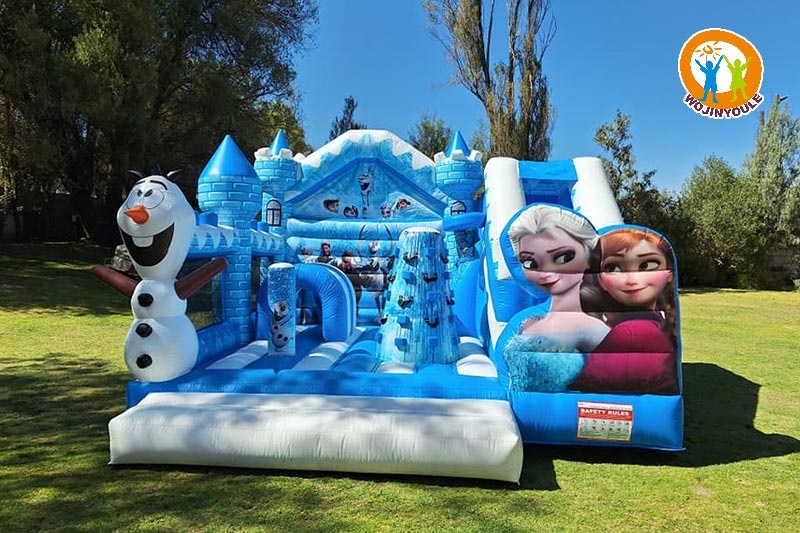 WB782 Frozen Inflatable Combo Castle Bouncer Jumping Slide