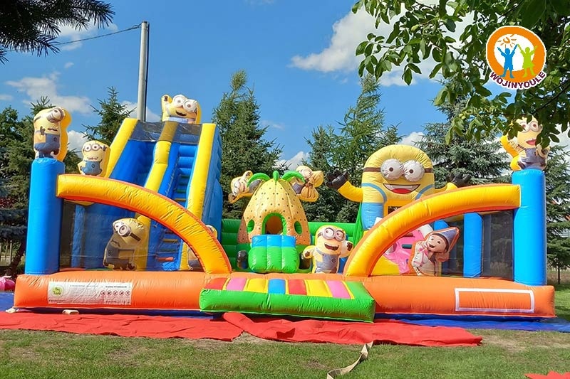 WB794 Minions Inflatable Dry Combo Jumping Castle Funpark