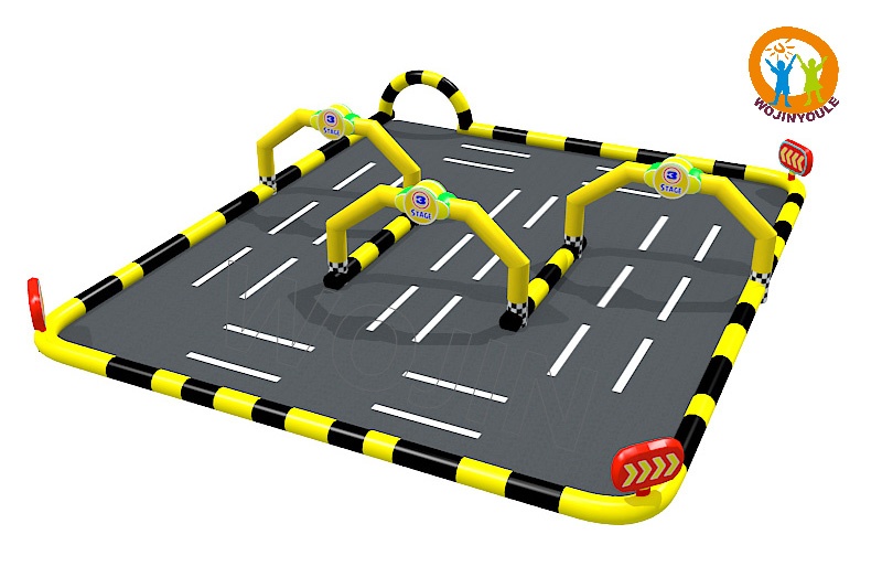 SG381 Outdoor Kids Didi Car Inflatable Race Track