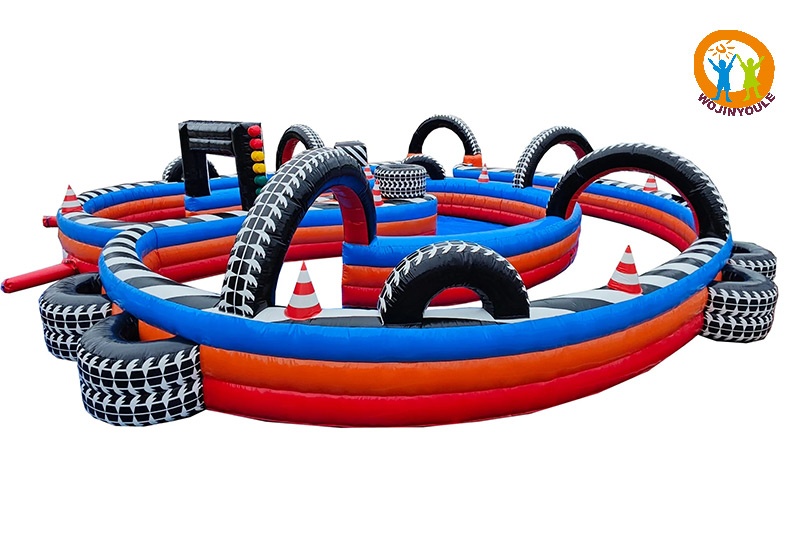 SG376 Outdoor Kids Bumper Car Inflatable Race Track