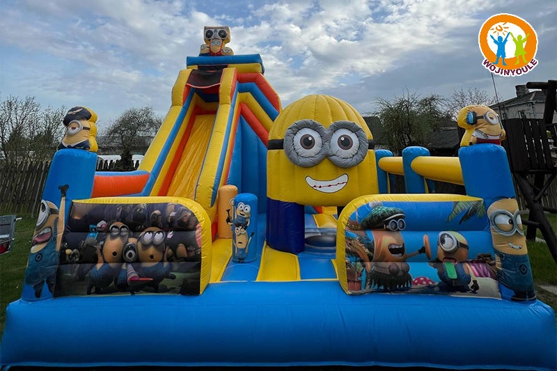 WB804 Minions Inflatable Dry Combo Jumping Castle Funpark