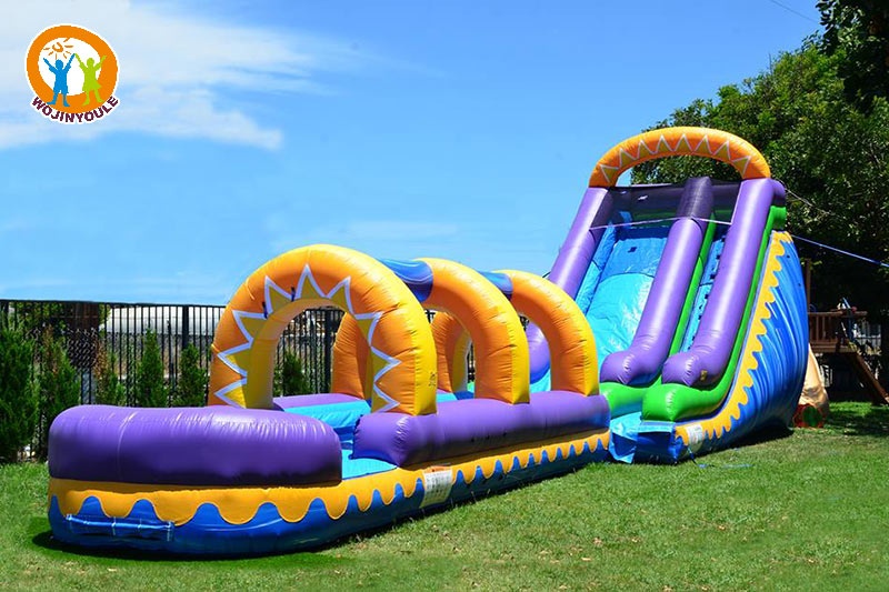 WW190 20ft Tall Sun Inflatable Water Slide with Slip N' Slide