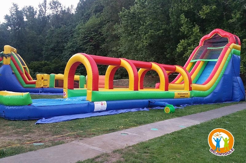 WW192 20ft Tall Fun Slide Inflatable Water Slide with Pool Slip N' Slide