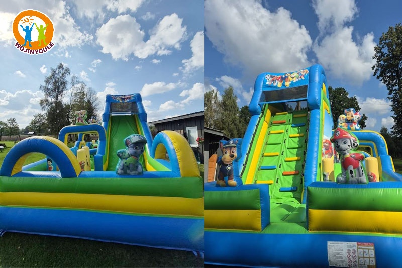 WB812 PAW Patrol Dog Inflatable Dry Combo Jumping Castle Bouncer Slide