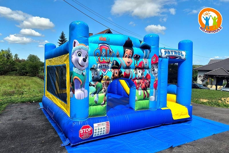 WB820 PAW Patrol Dog Inflatable Castle Bouncer Combo Jumping Slide