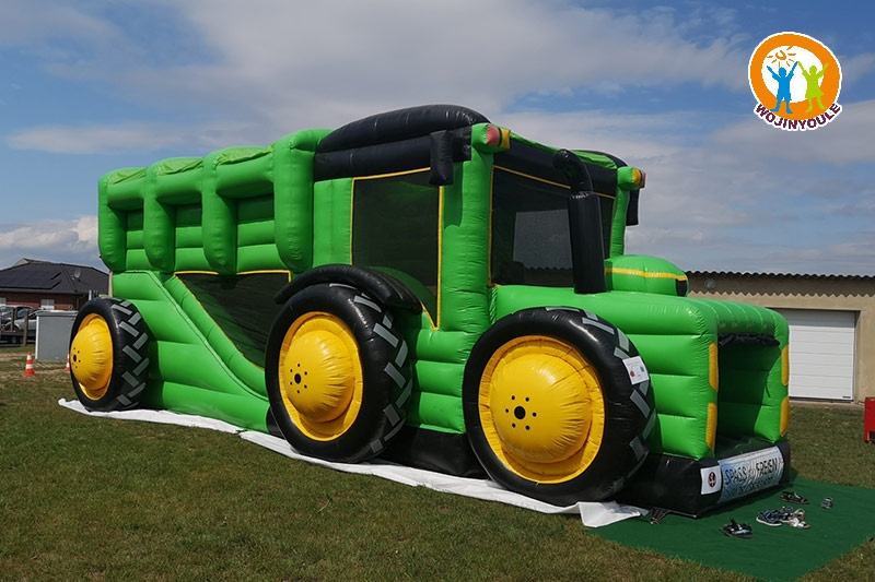 OC266 42ft Tractor Run Challenge Inflatable Obstacle Course