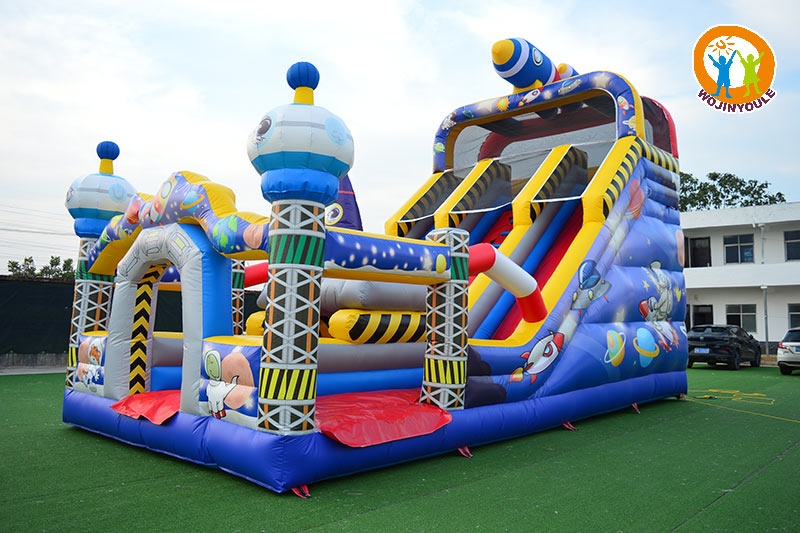 WB858 Space Park Fun City Inflatale Bouncy Castle Slide