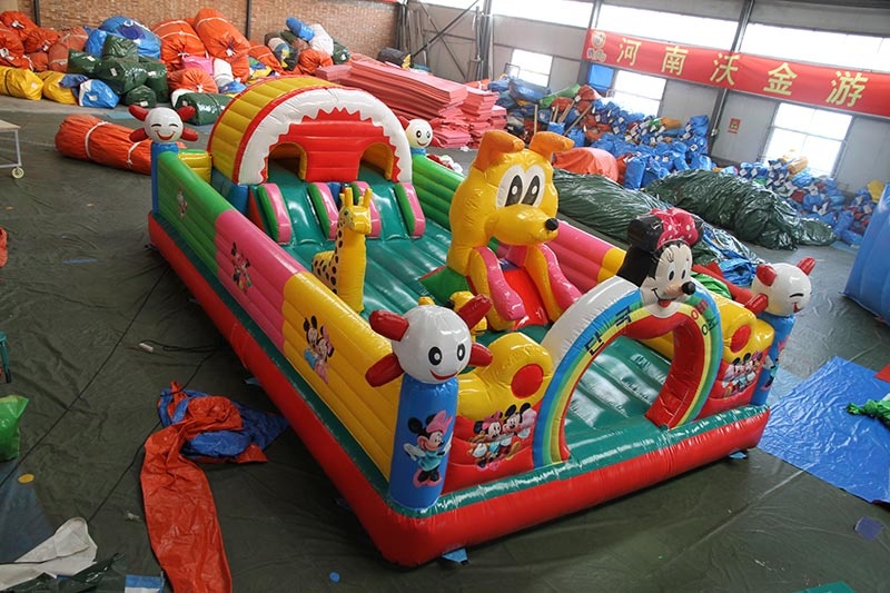 WJ032 Disney Mickey Jumping Castle Kids Inflatable Playground